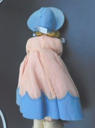 italy pink felt back